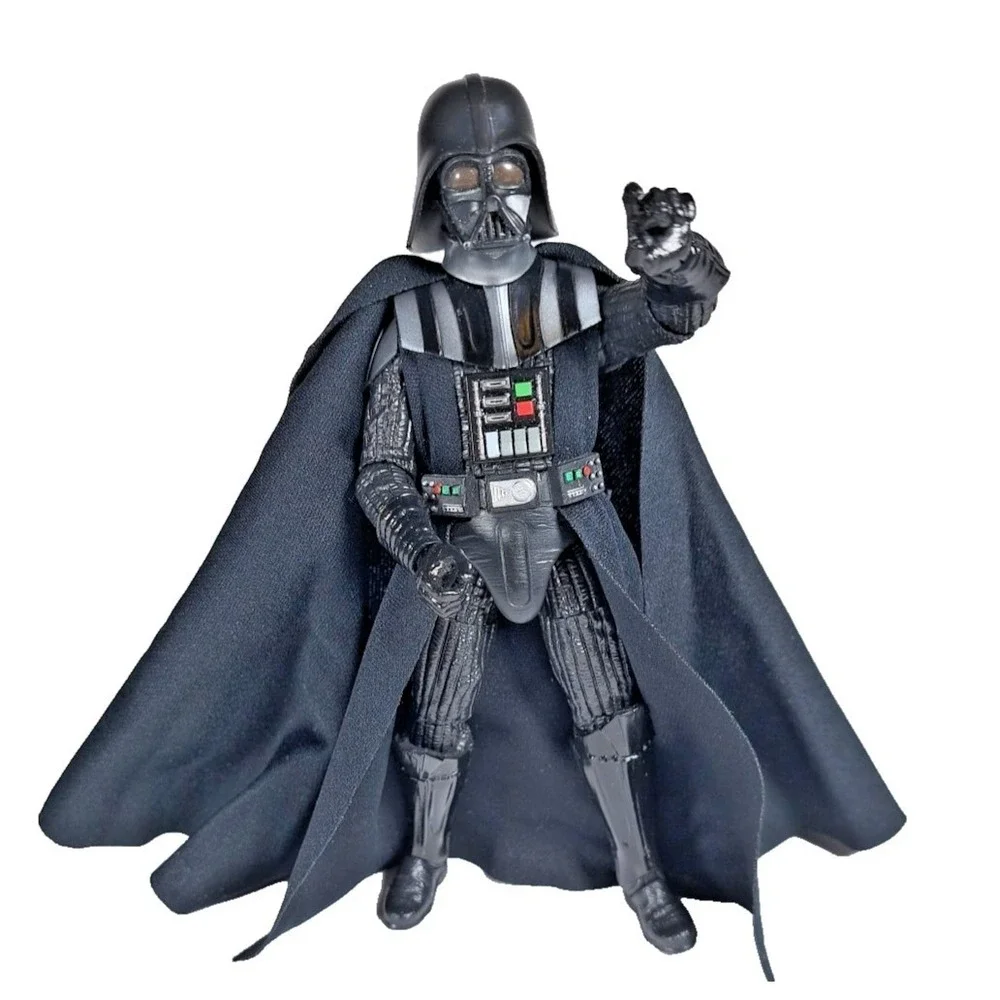 Star Wars Darth Vader Action Figure with Fabric Cape Black Series 6 Inch Loose